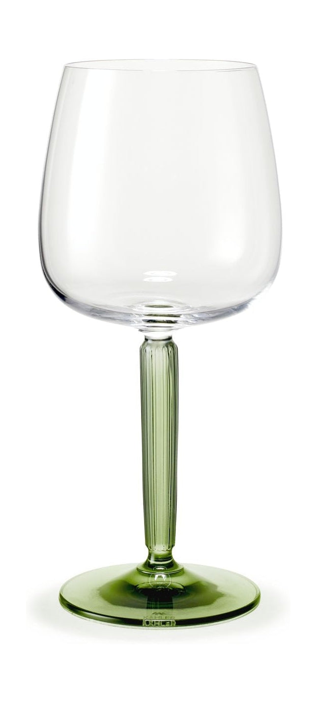 Kähler Hammershøi Red Vine Glass 49 Cl, Green 2 P CS.