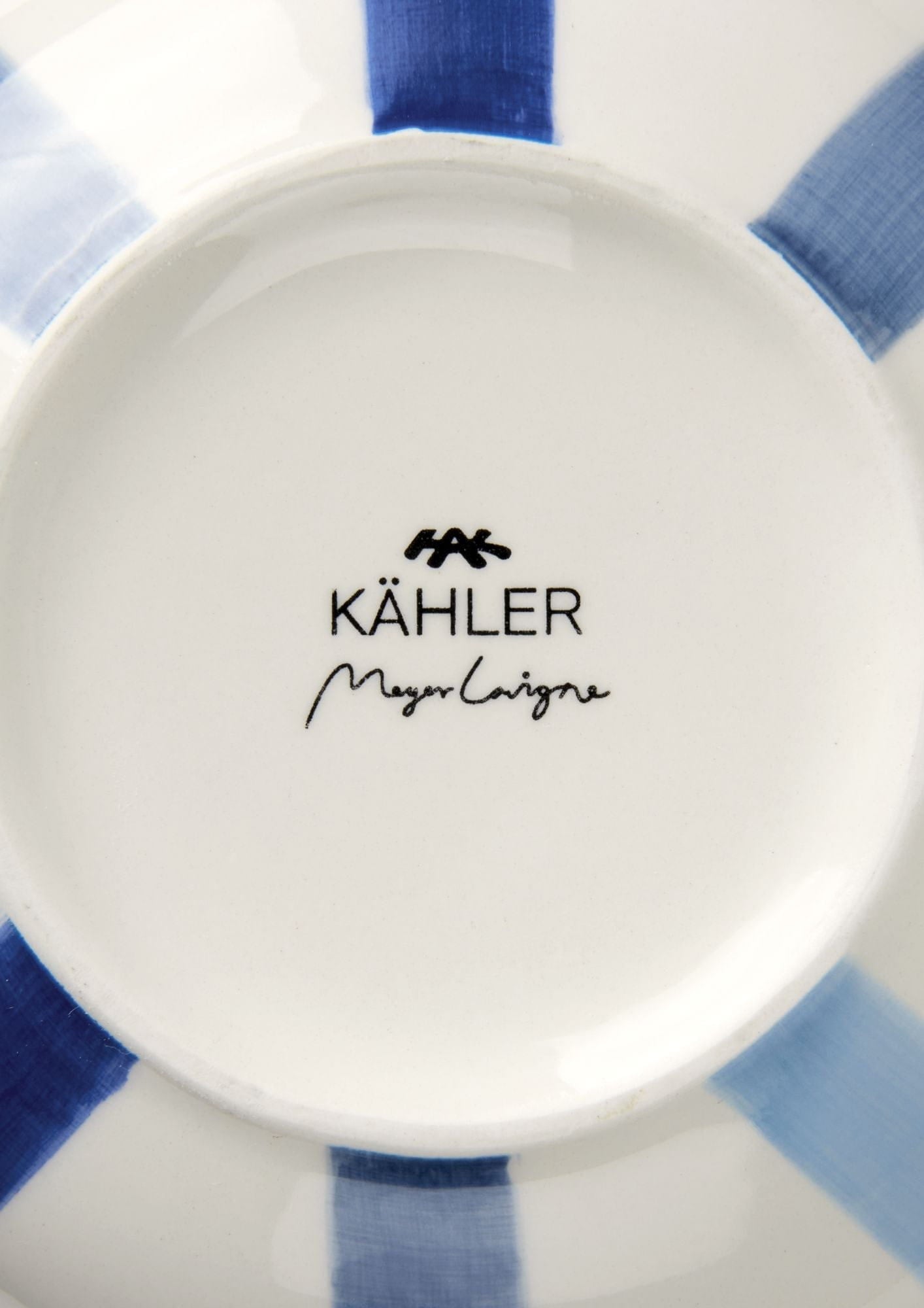 Vase de signature Kähler 20 cm, bleu