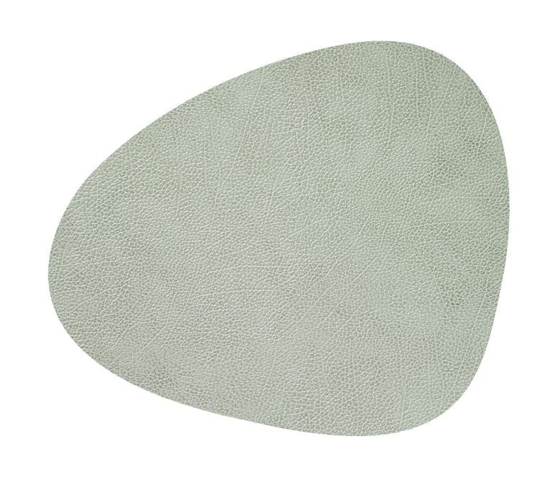 Lind ADN Curve Placemat Hippo Leather M, Olive Green