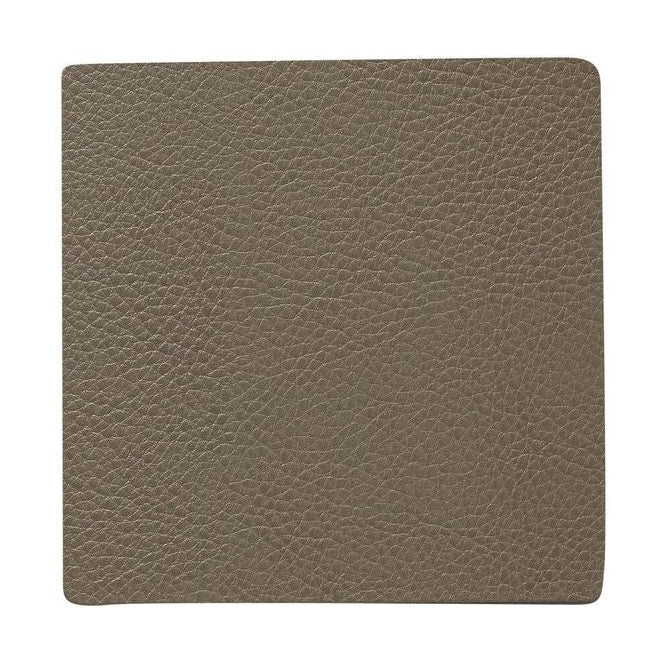 Lind DNA Square Glass Coaster Serene Leather, Mo S