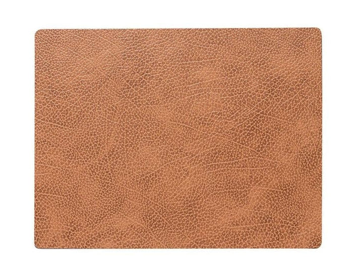Lind DNA Square Placemat Hippo Leather M, naturel