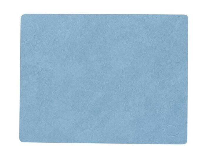 Lind DNA Square Placemat Nupo Leather M, bleu clair