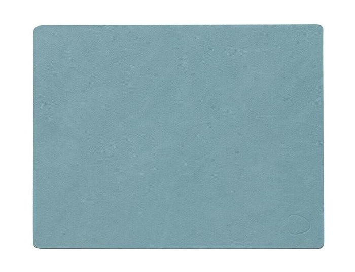 Lind DNA Square Placemat Nupo Leather M, Green pastel