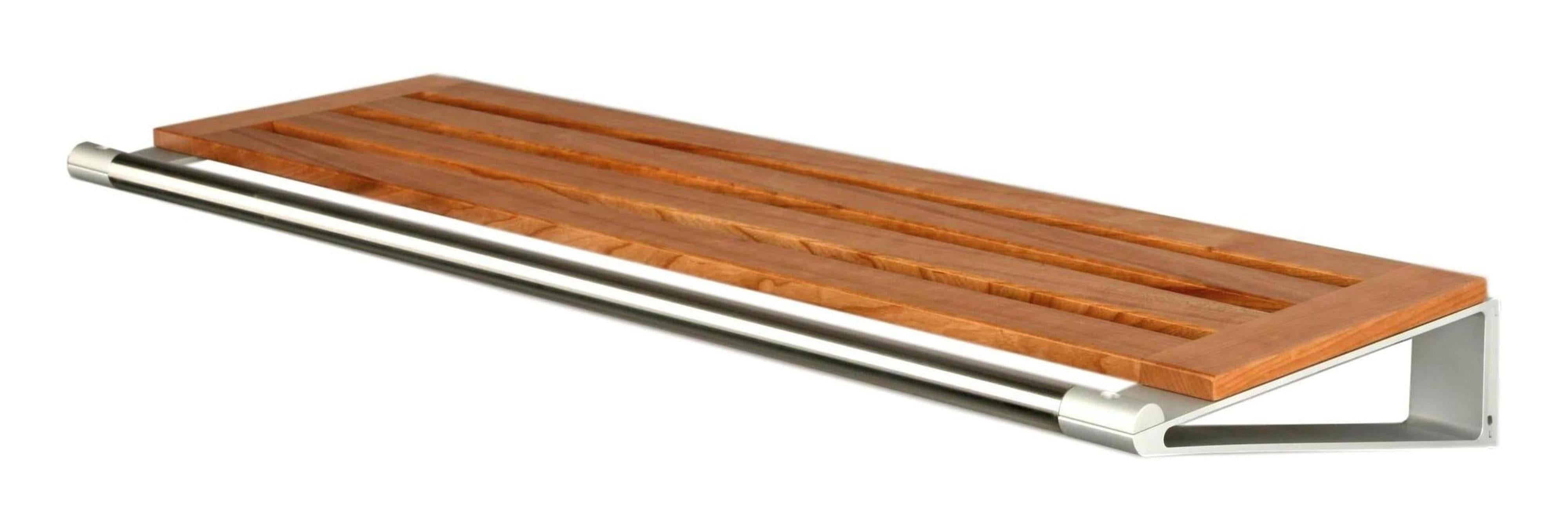 Loca Knax Hat Regal 80 cm, Kirsche/Aluminium