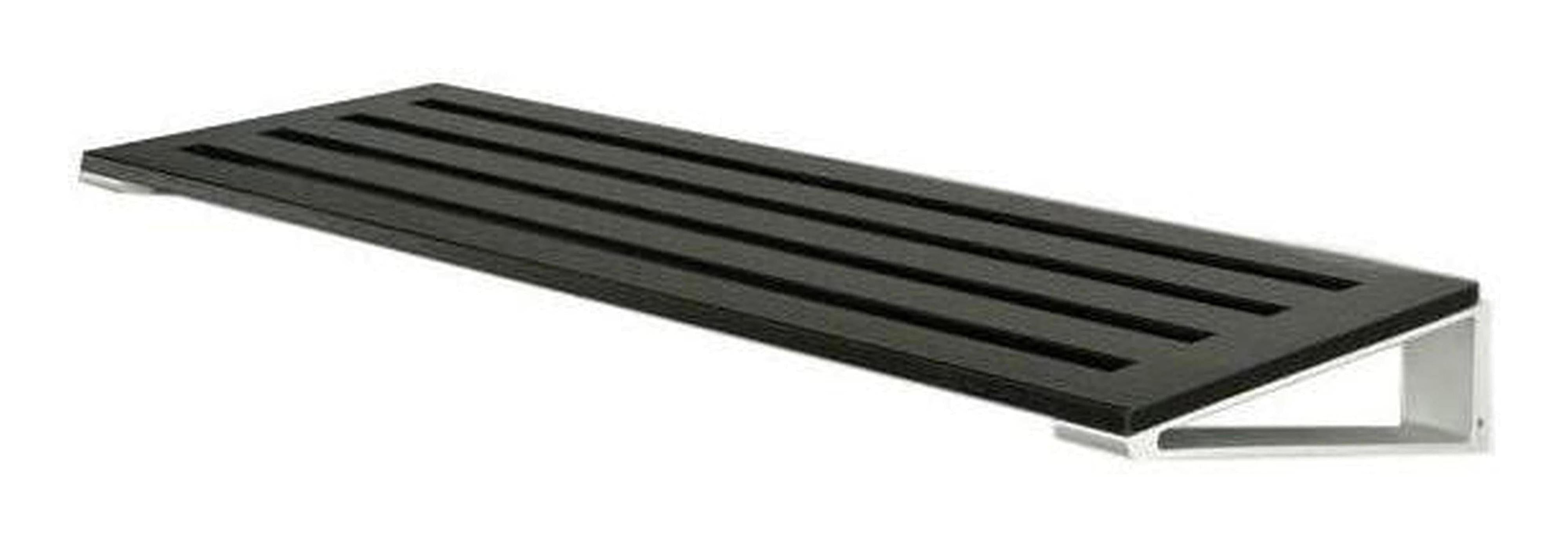 Loca Knax sko rack 40 cm, eg sort farvet/aluminium