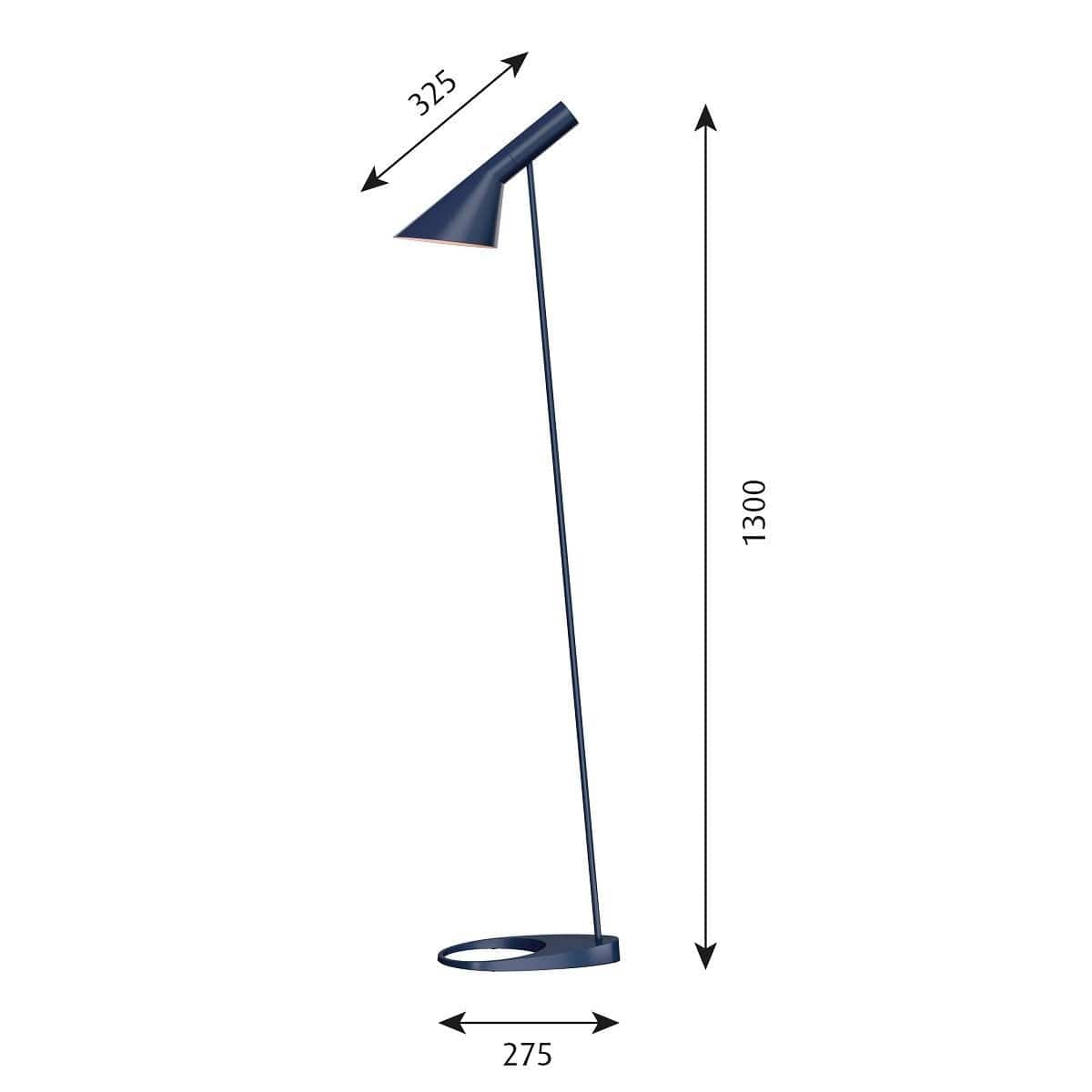 Louis Poulsen AJ Lampad v3, bleu de minuit