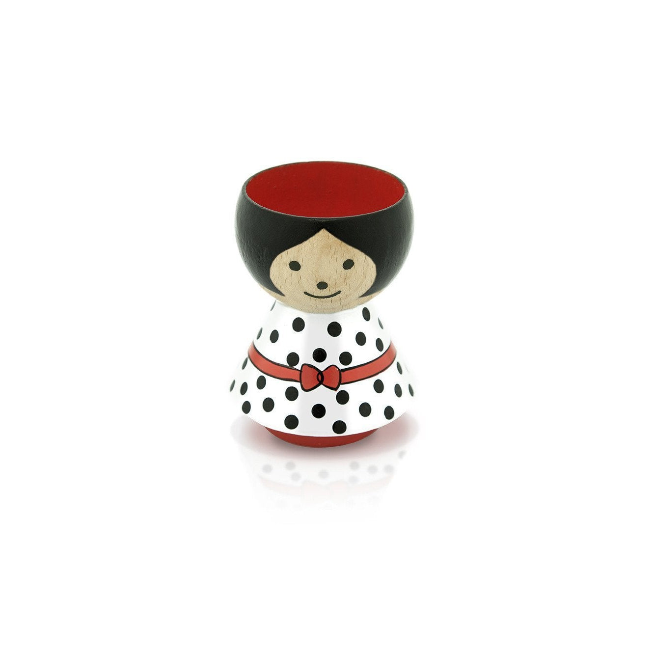 Lucie Kaas Bordfolk Egg Cup Girl, wit