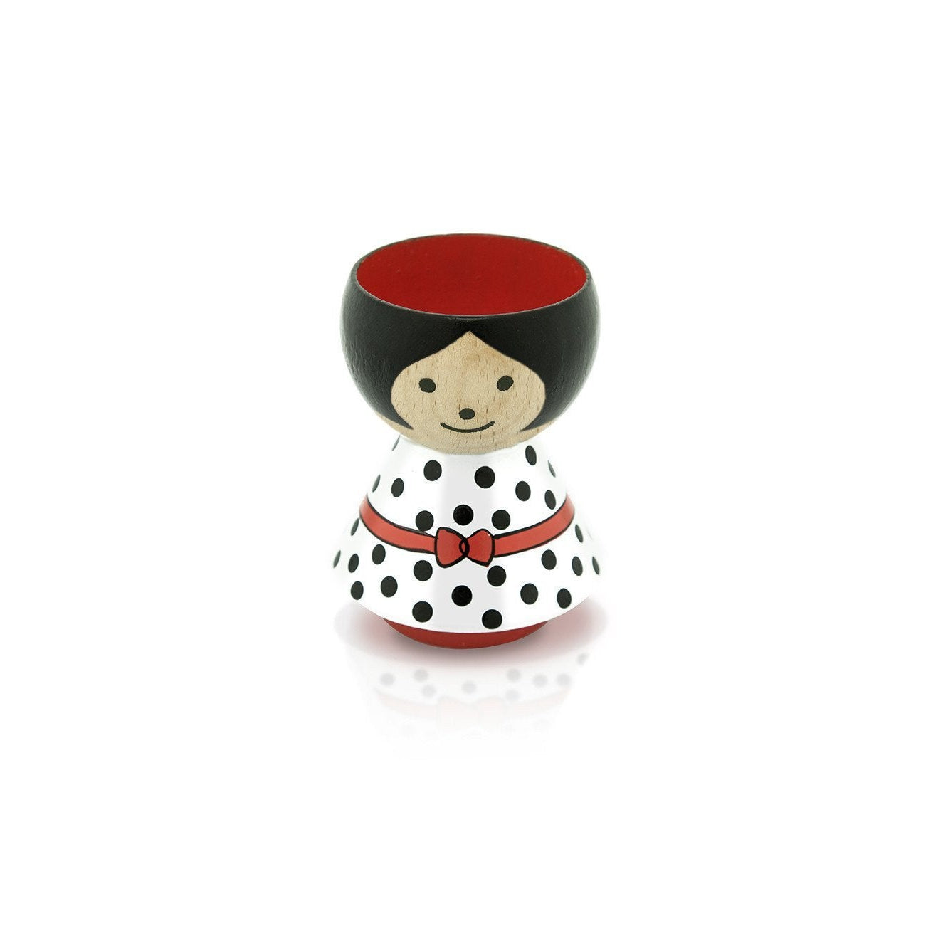 Lucie Kaas Bordfolk Egg Cup Girl, blanc