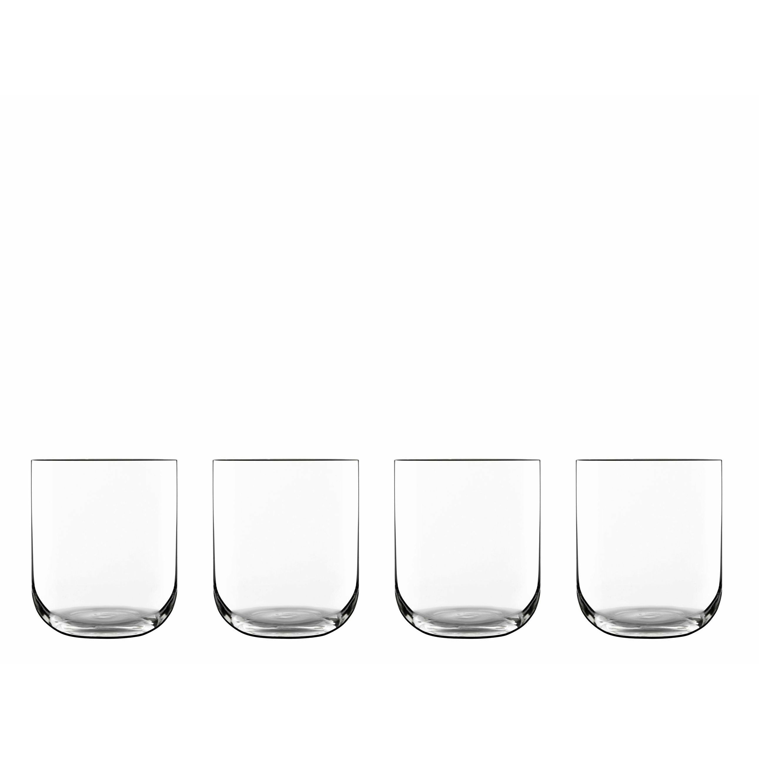 Luigi Bormioli erhabenes Wasserglas, 4 -Set von 4