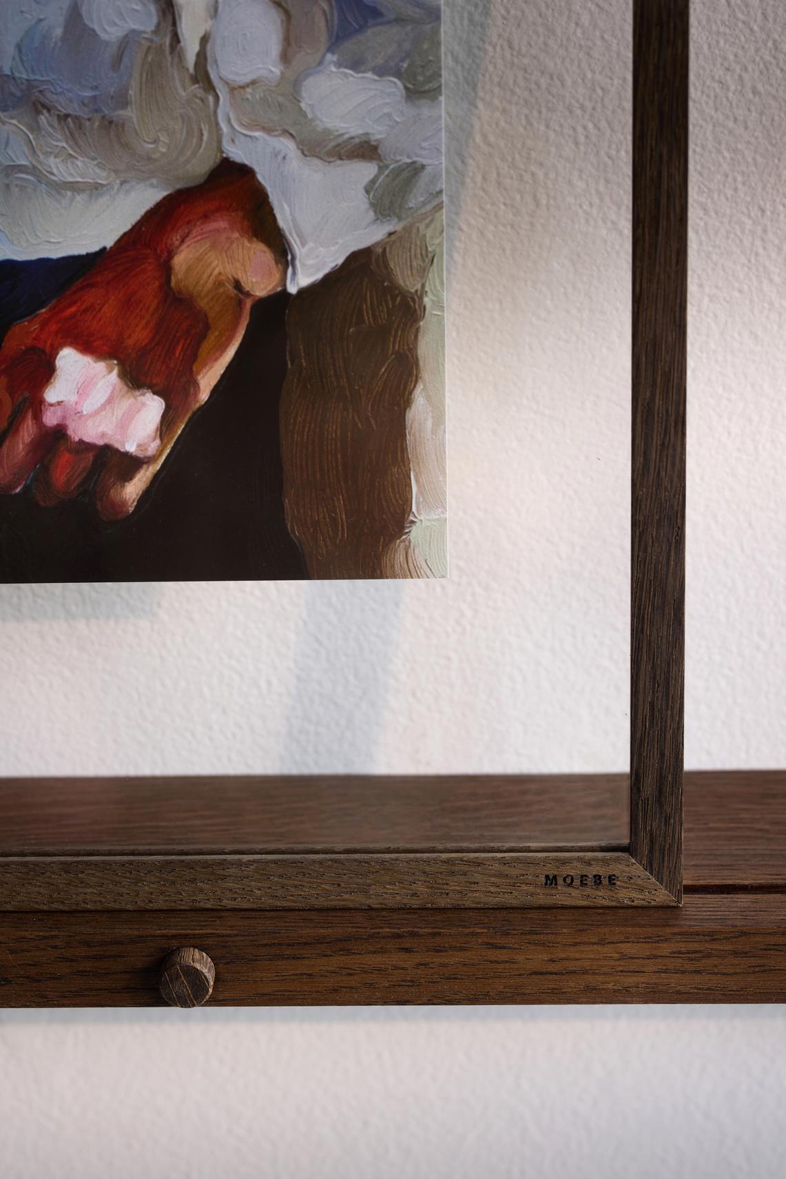 Moebe Gallery Shelf 70 Cm, Smoked Oak