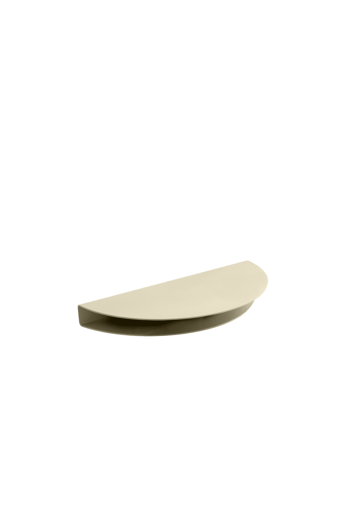 Moebe Half Moon Shelf 12x24 cm, sand