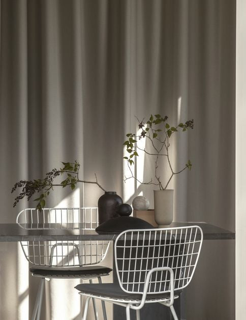 Audo Copenhagen Wm String Seat cojín interior/comedor, gris oscuro