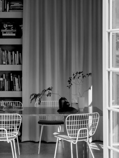 Audo Copenhague Wm String Seat Cushion intérieur / salle à manger, gris foncé