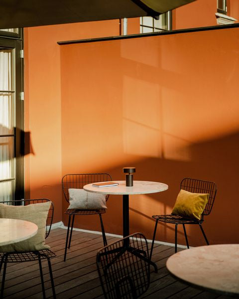 Audo Köpenhamn Wm String Seat Cushion inomhus/matsal, mörkgrå