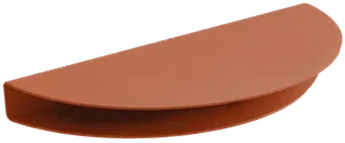 Moebe Half Moon Shelf 20x40 cm, terracota