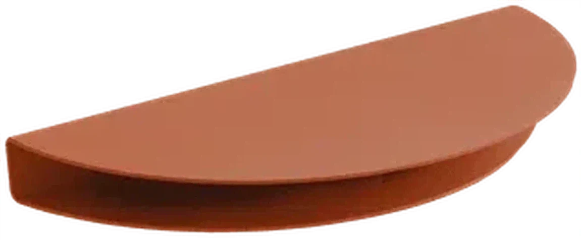 Moebe Half Moon Shelf 20x40 cm, terracota