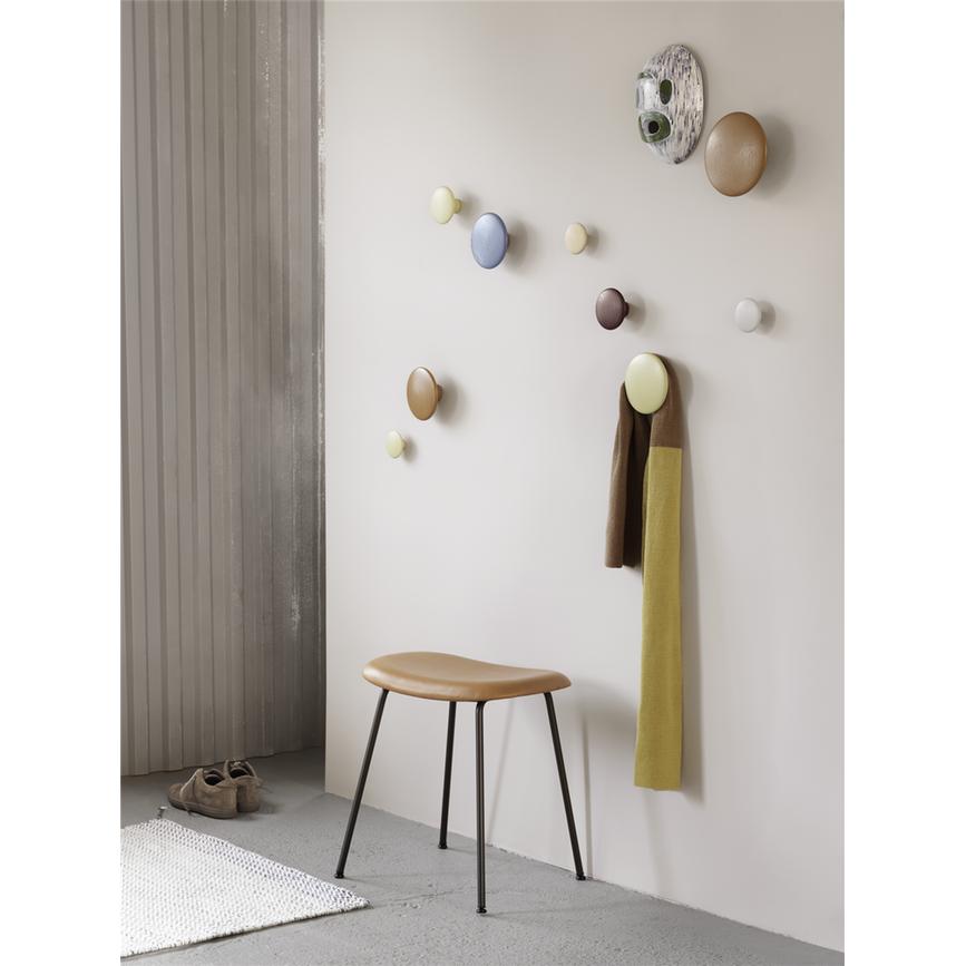 Muuto The Dots Hook Wood Midnight Bluewood ø 6.5 Cm, Midnight Blue