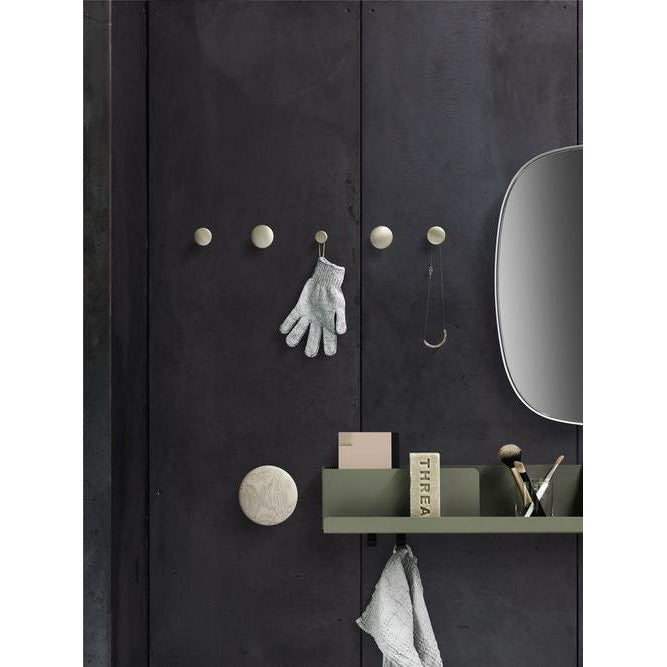 Muuto The Dots Hook Metal Aluminium Metal ø 3,9 Cm, Aluminium