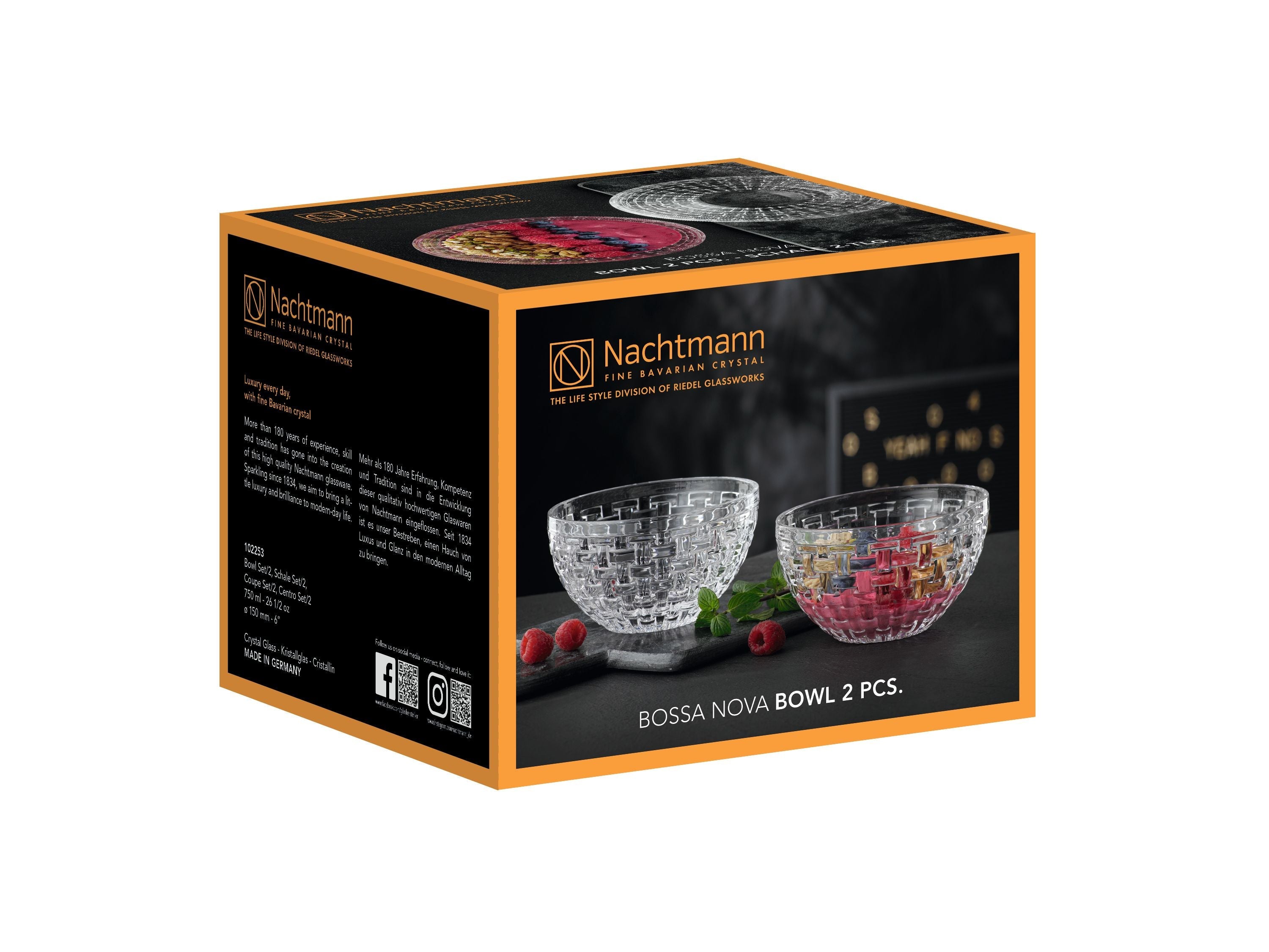 Nachtmann Bossa Nova Bowl 15 cm, juego de 2