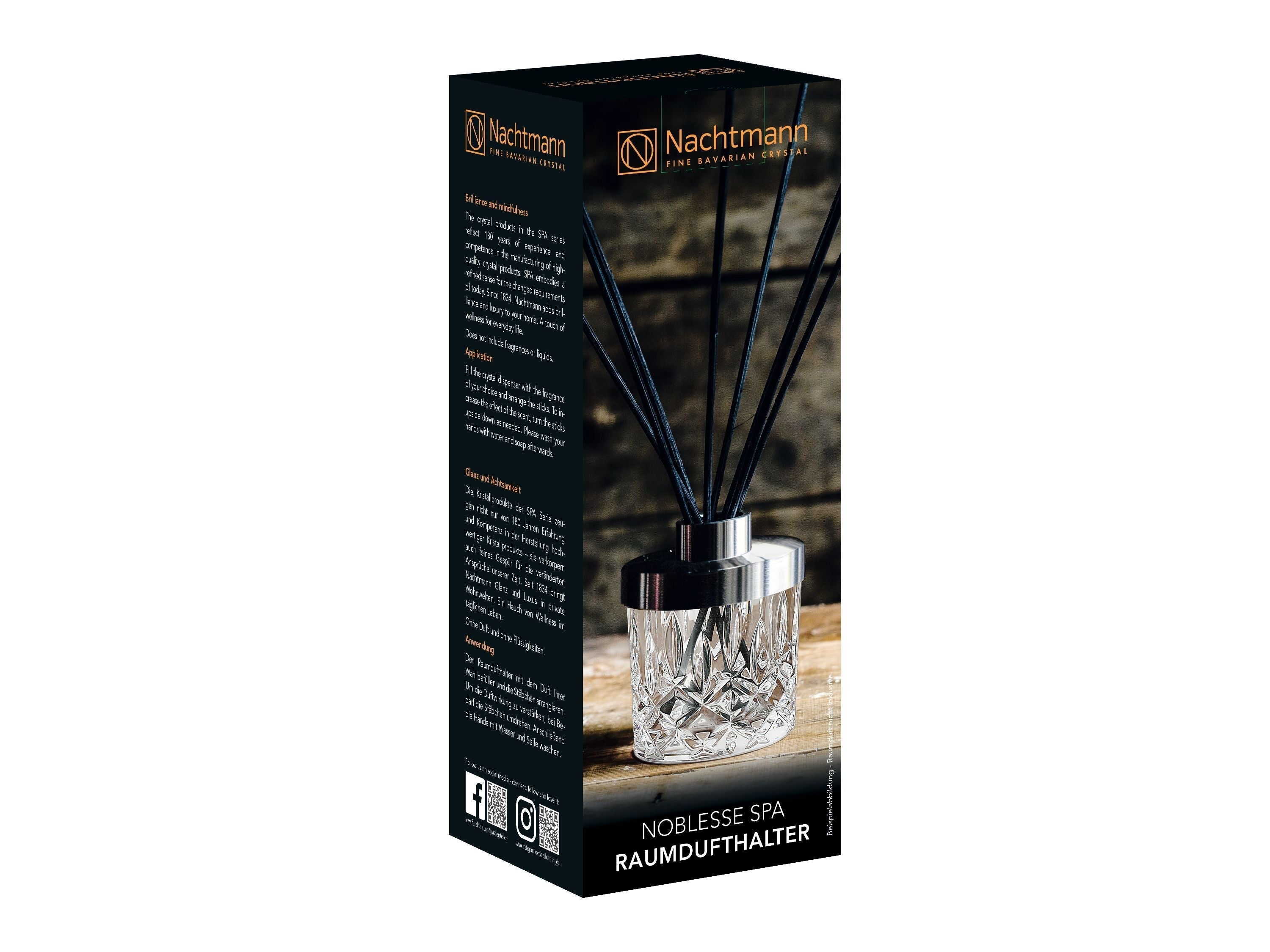 Nachtmann Spa Noblesse Room Fragrance Polder avec 8 bâtons