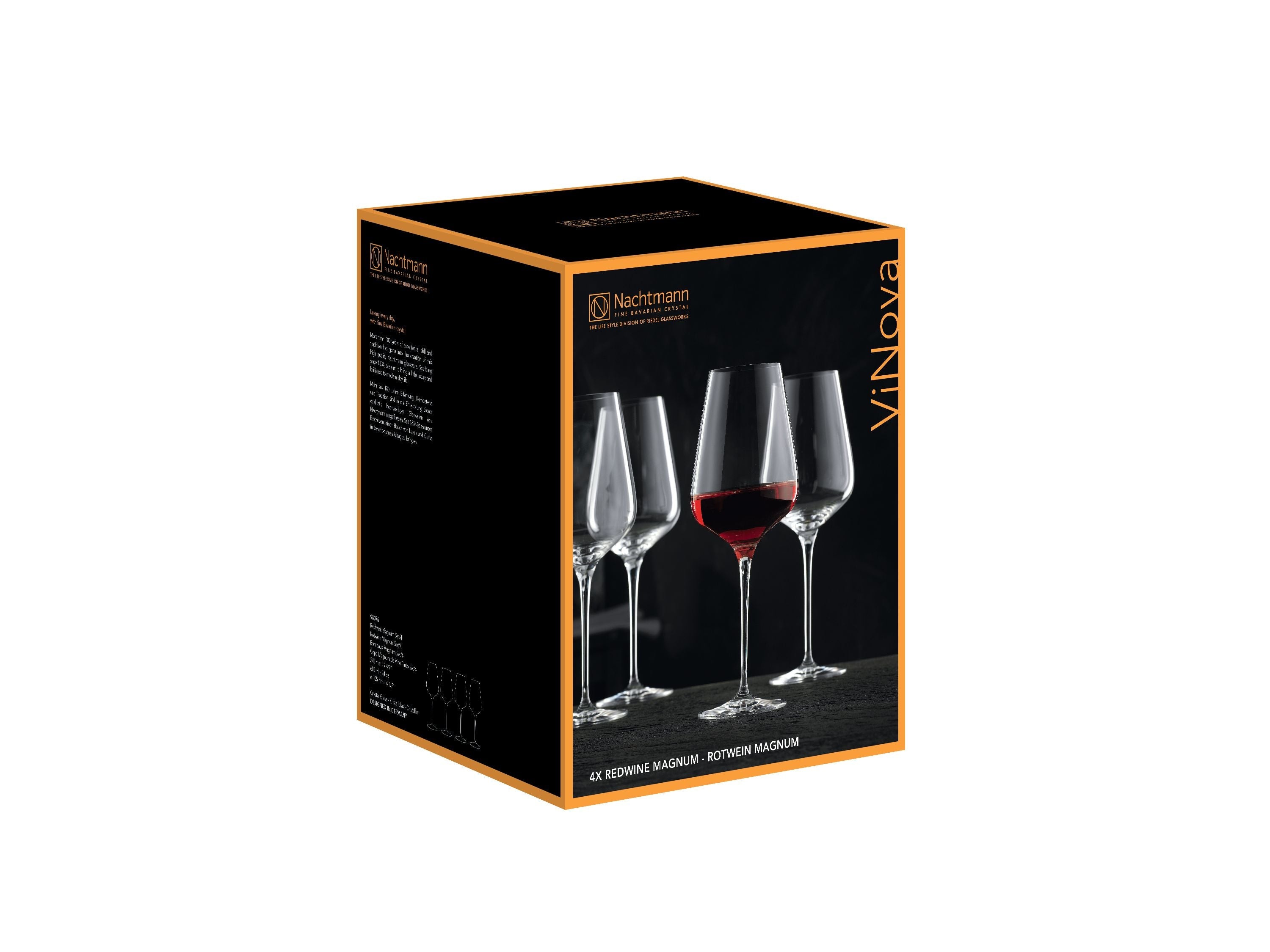 Nachtmann VI Nova Burdeos Glass 680 ml, conjunto de 4