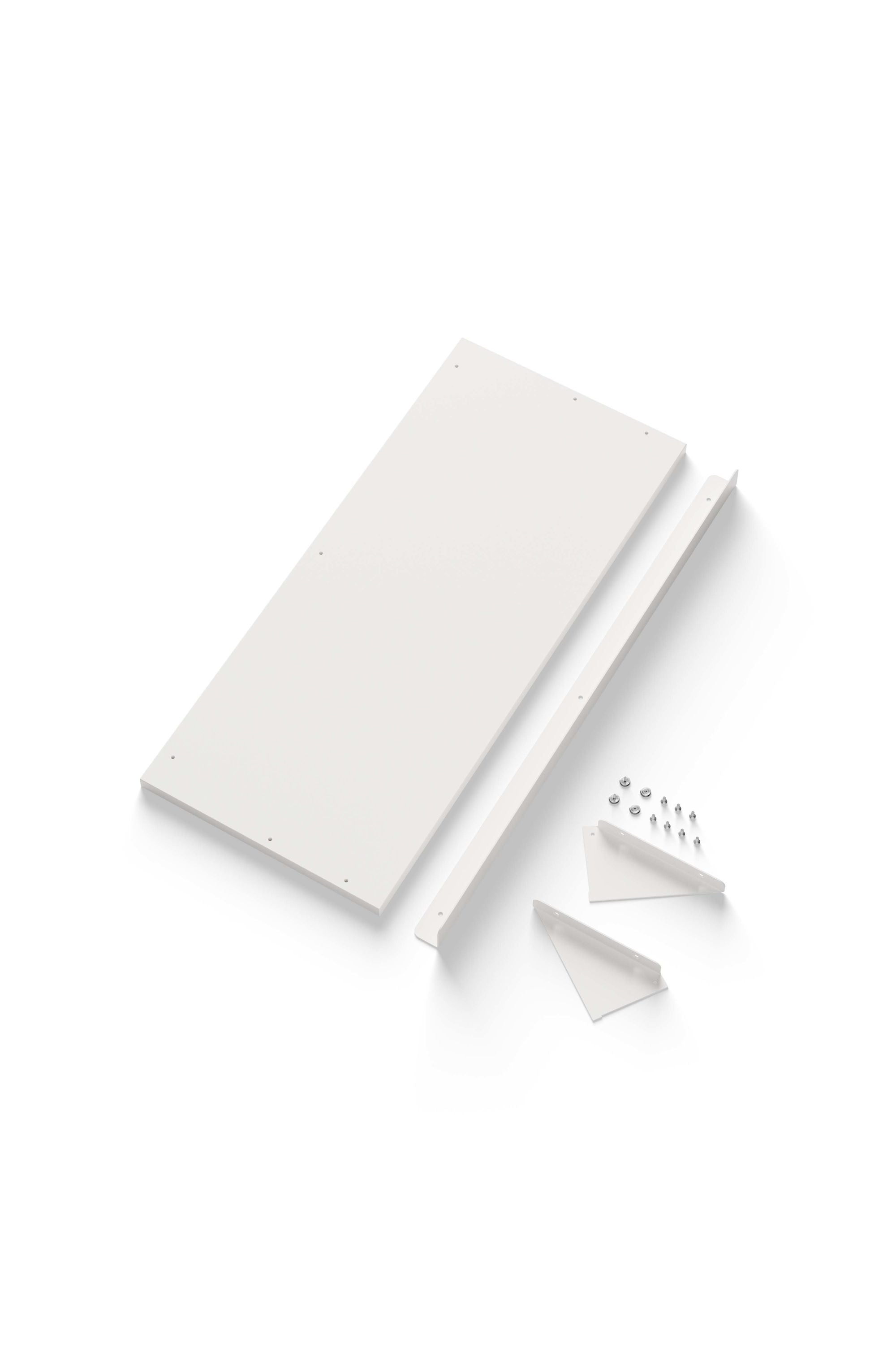 New Works Magazine Shelf Kit, White/White