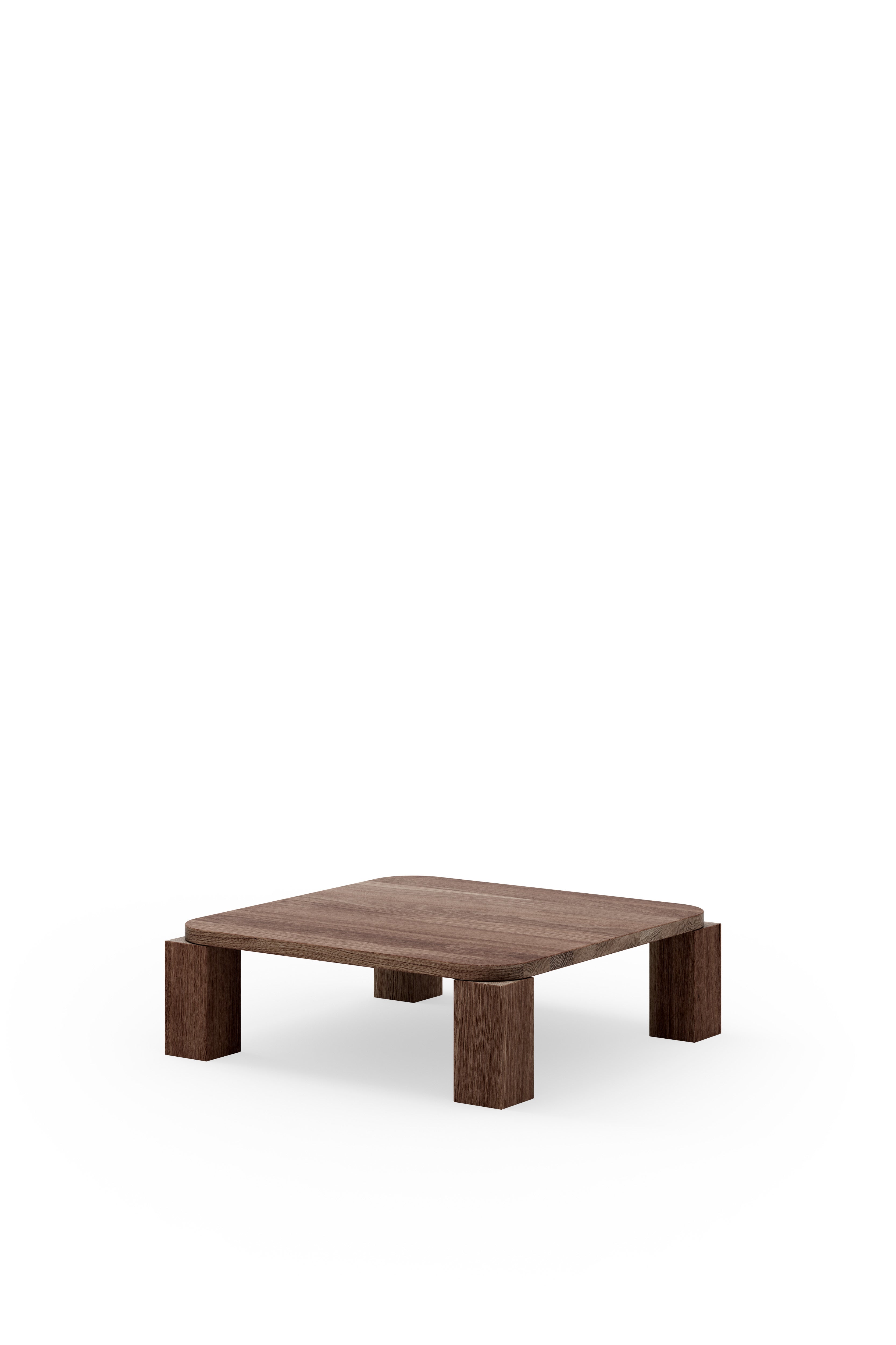 Nuevas obras Atlas Coffee Table Fumed Oak, 82x82 cm