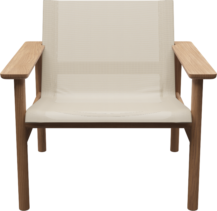 Fritz Hansen Pelagus Outdoor Lounge Chair Teak/Sand 