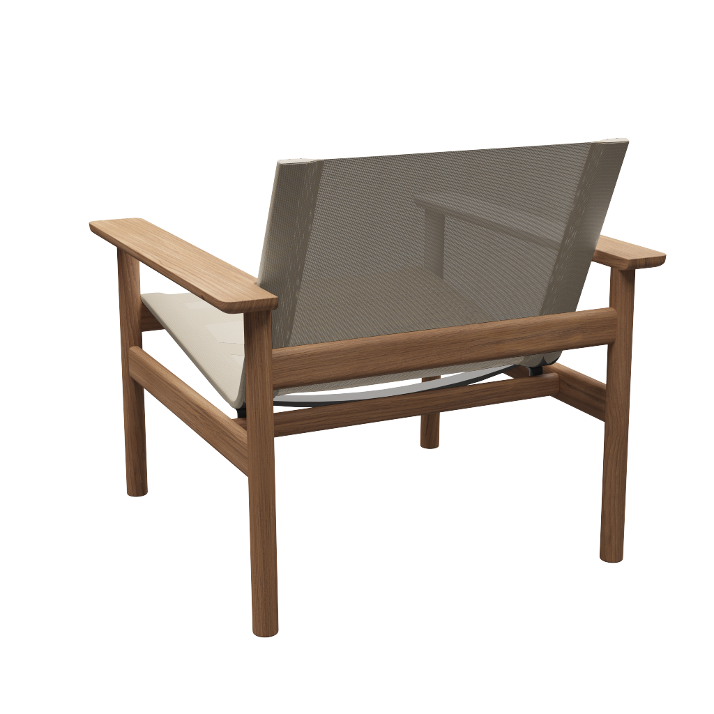 Fritz Hansen Pelagus Outdoor Lounge Chair Teck/Sable 