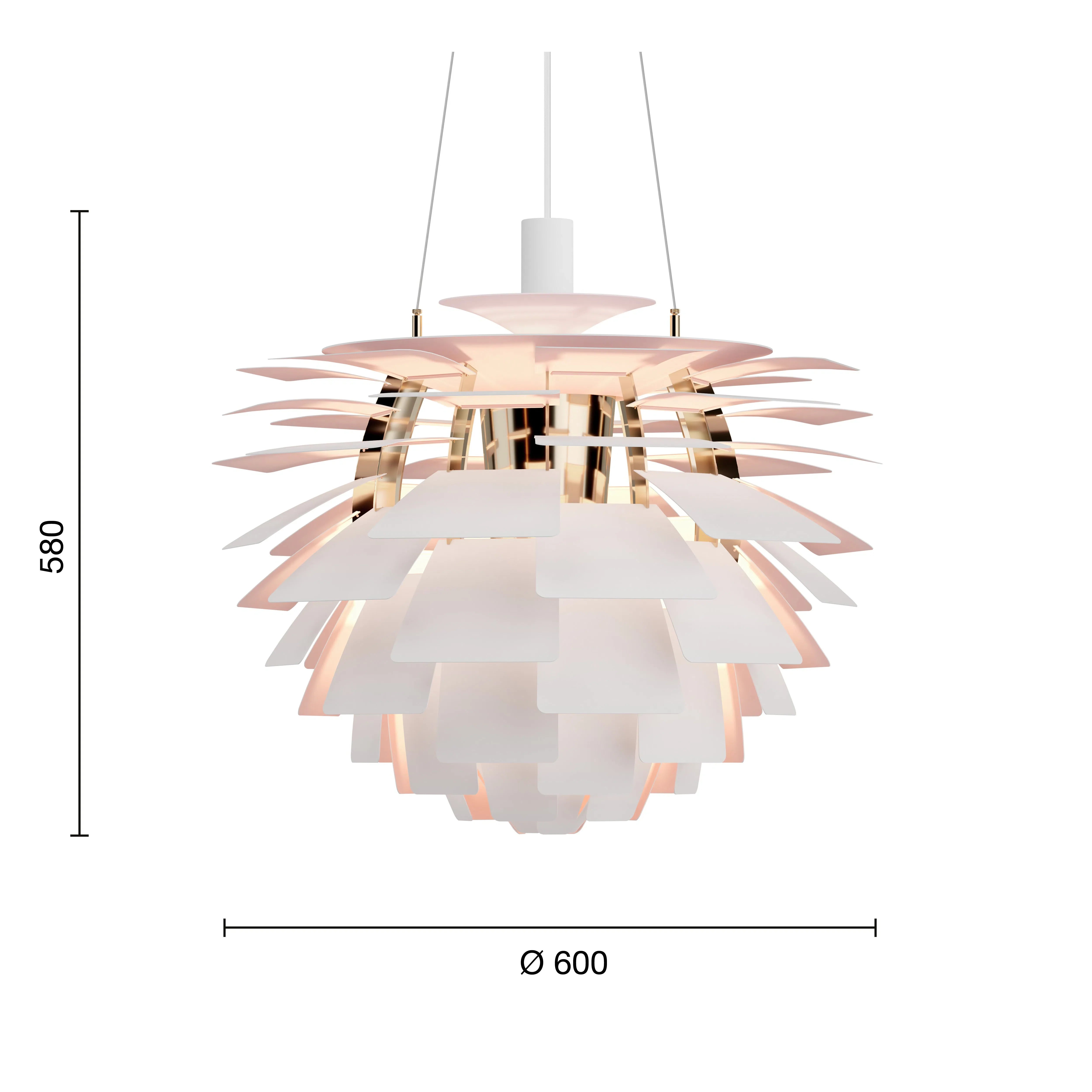 Louis Poulsen Artischoke Pendant Anniversary Edition, Ø60 cm