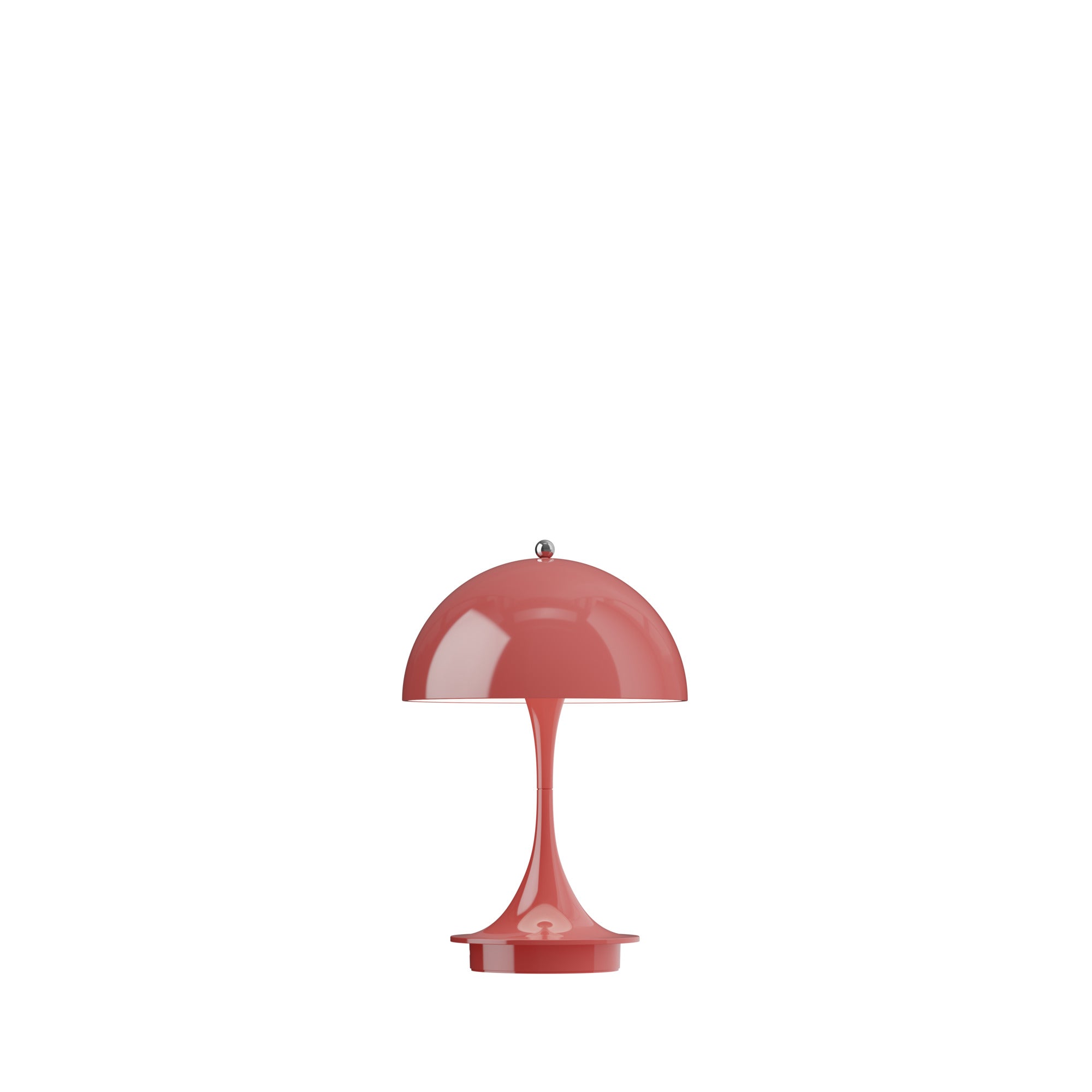 Panthella 160 Portable Table Lamp, Opaque Coral