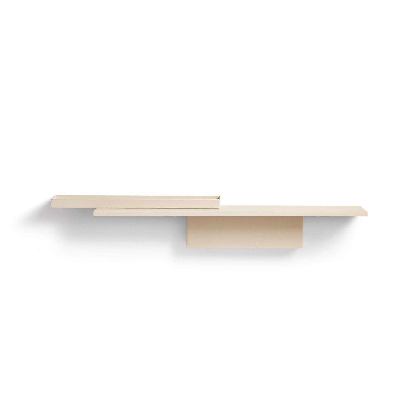 Puik Duplex Wall Shelf, Cream