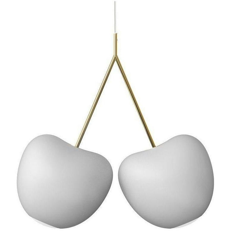 Lampe de suspension Cherry Qeeboo par Nika Zupanc, Ivory