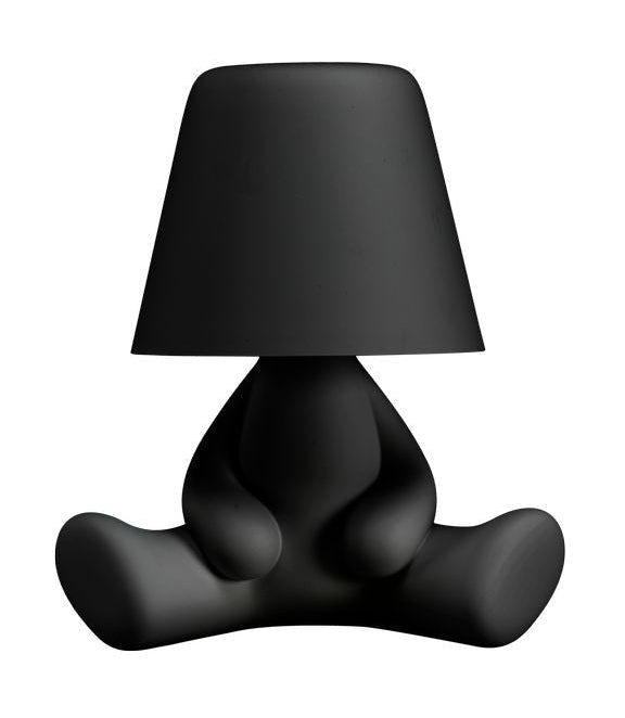 La lampe de table des frères doux qeeboo, noir, noir