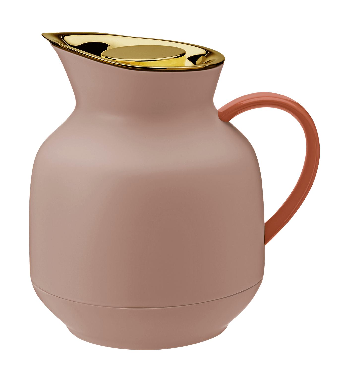 Stelton Amphora Vakuum -Topf -Tee 1 L, weicher Pfirsich