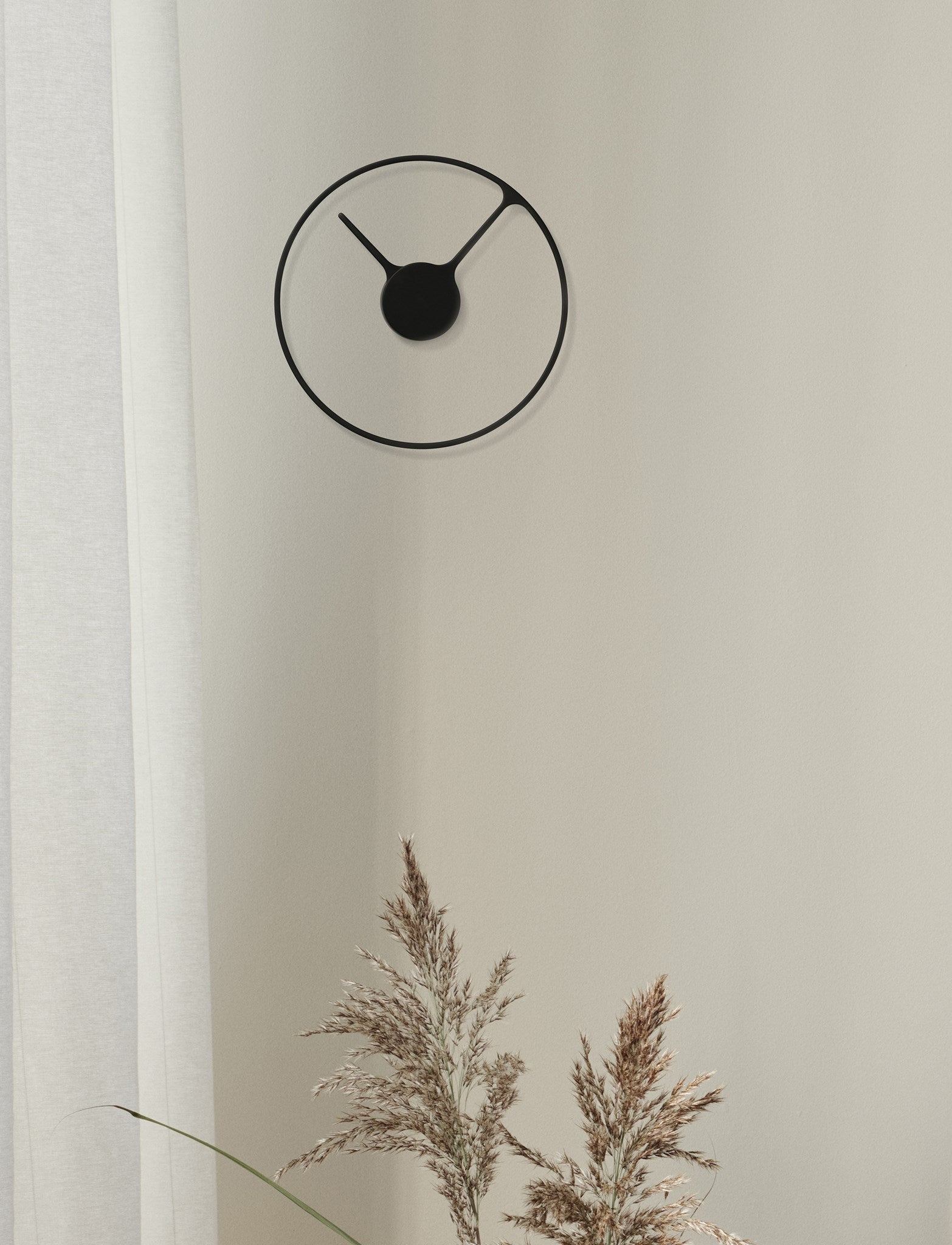 Stelton Stelton Time Wall Clock Ø 30 cm, sort