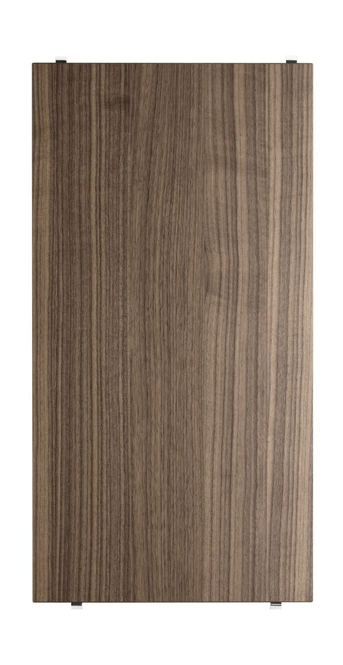 Strängmöbler Strängsystemhylla gjord av trä valnöt 30x58 cm, uppsättning av 3