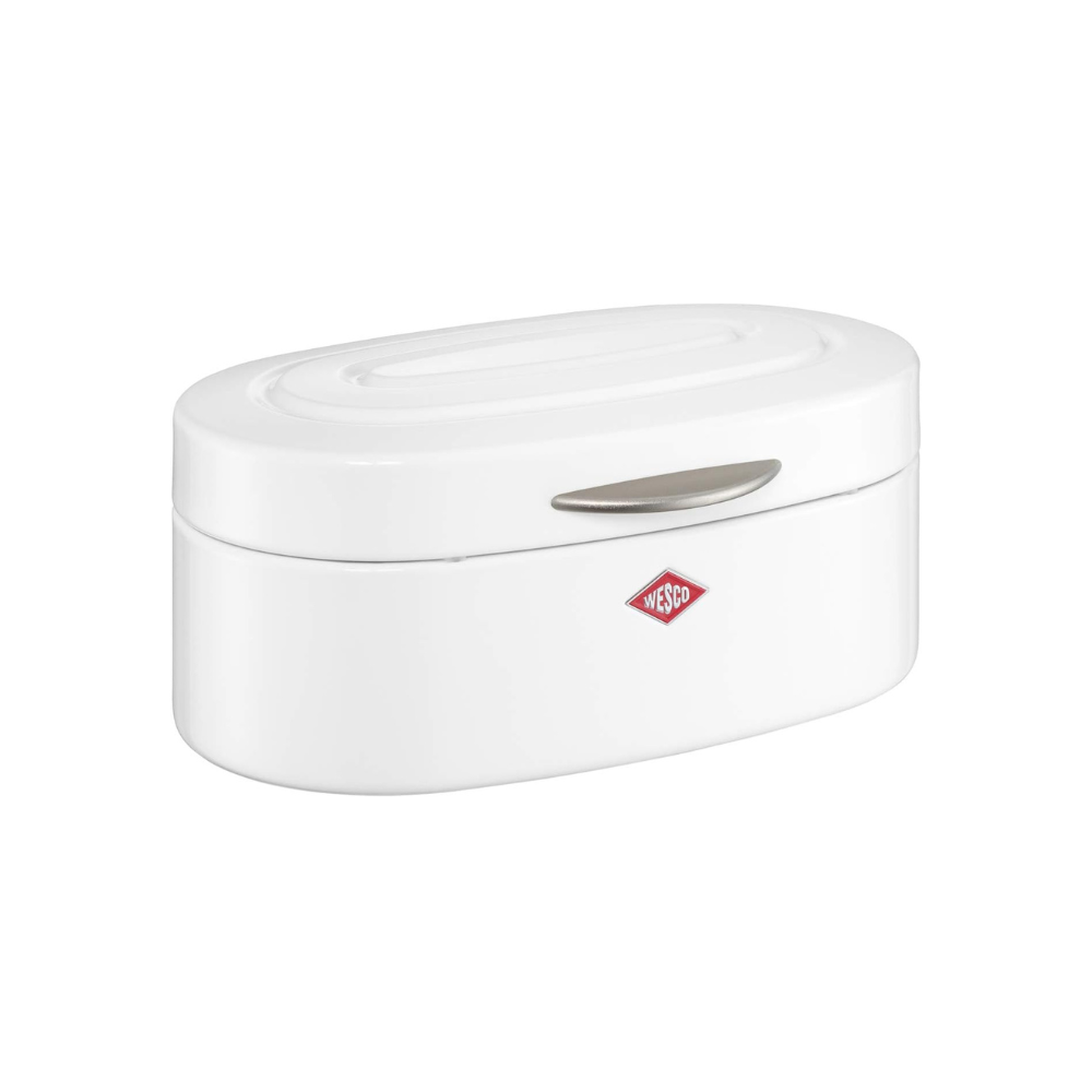 Wesco Single Elly Breadbin, blanco