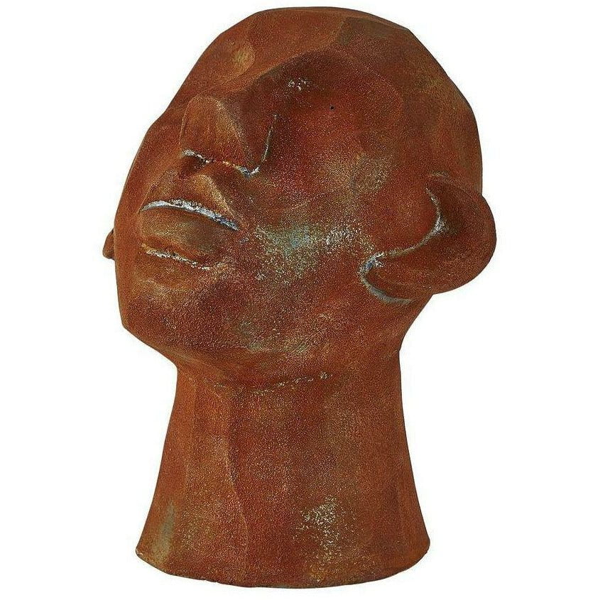 Villa Collection Figur Head 16x18 cm, braun
