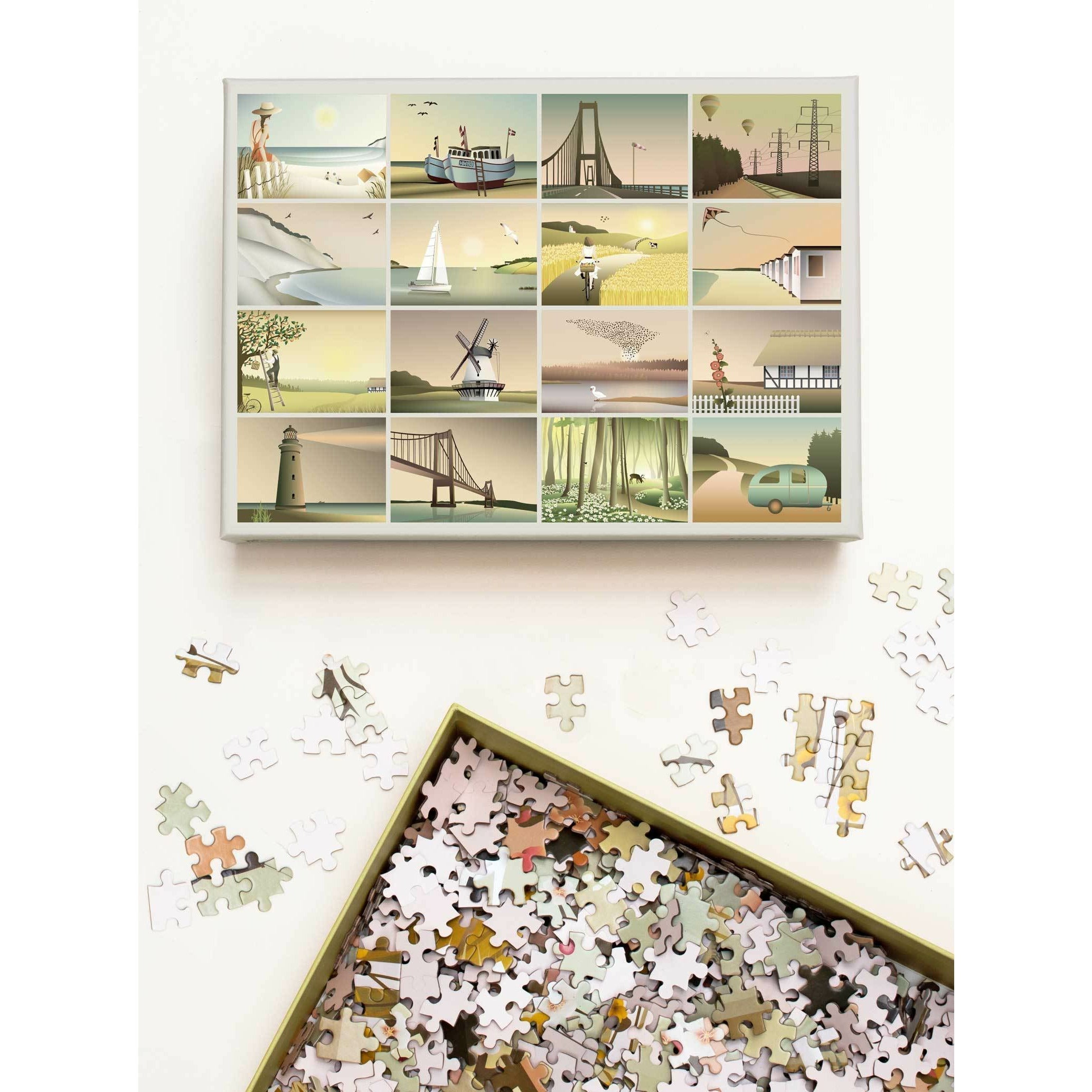 Vissevasse Moments Puzzle, 1000 pièces