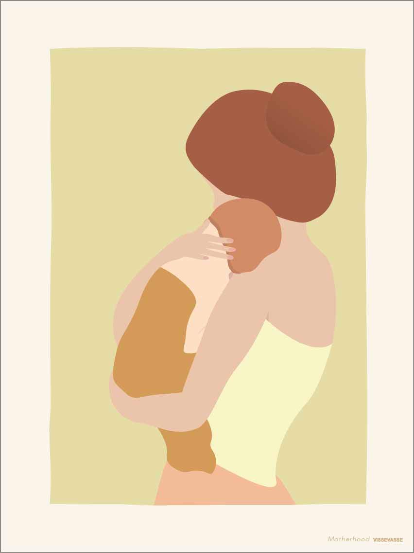 Vissevasse -moderskabsplakat