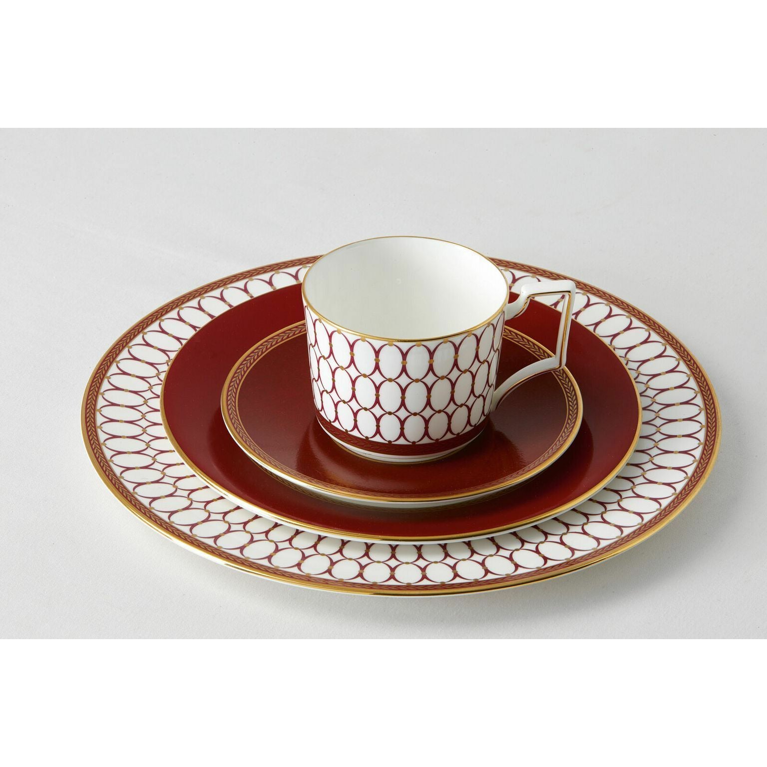 Wedgwood Renaissance Red Espresso Cup 7 Cl And Saucer Gift Box