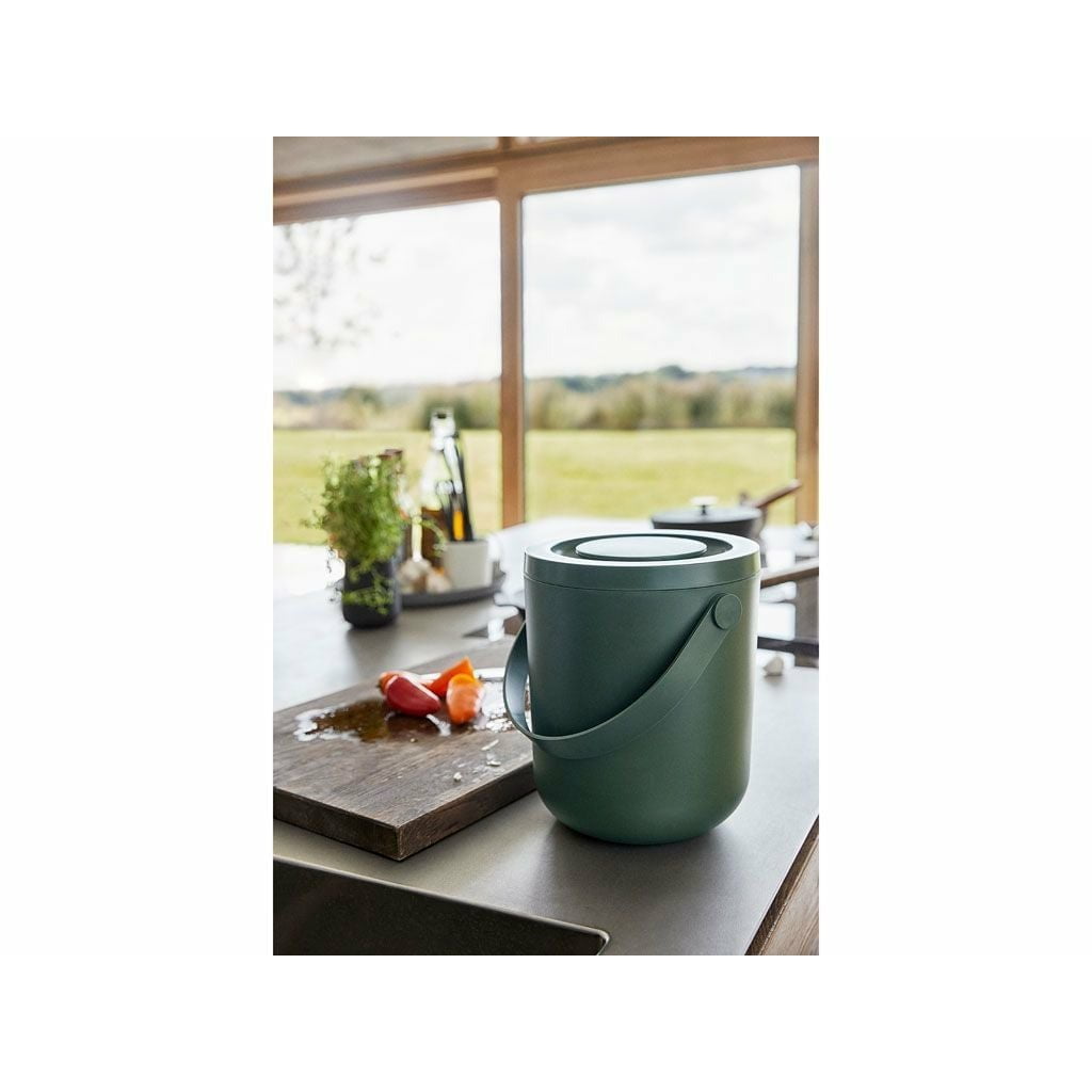 Zone Danemark Circular BioWaste Container 3 L, Garden Green