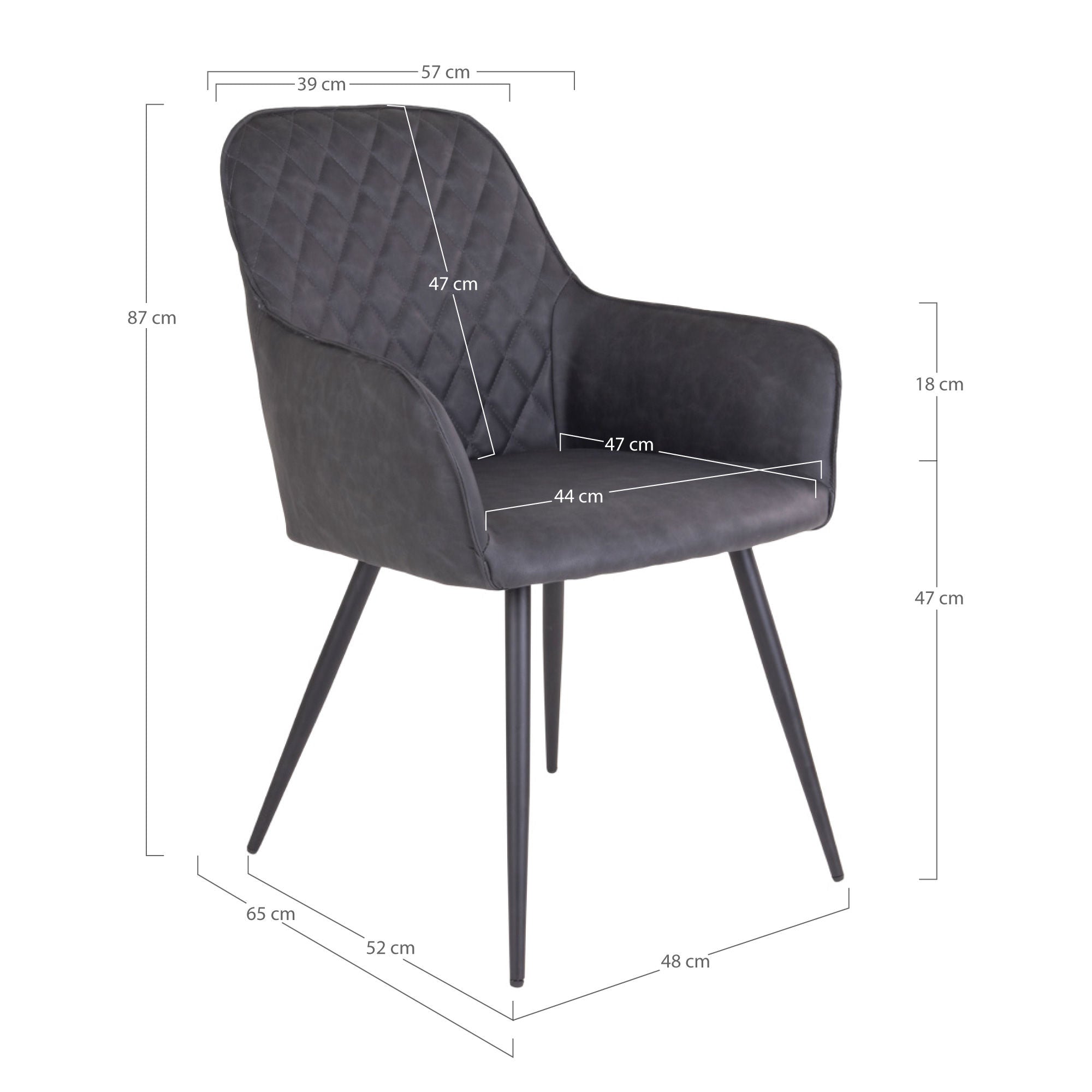 Silla de comedor House Nordic Harbo - Juego de 2