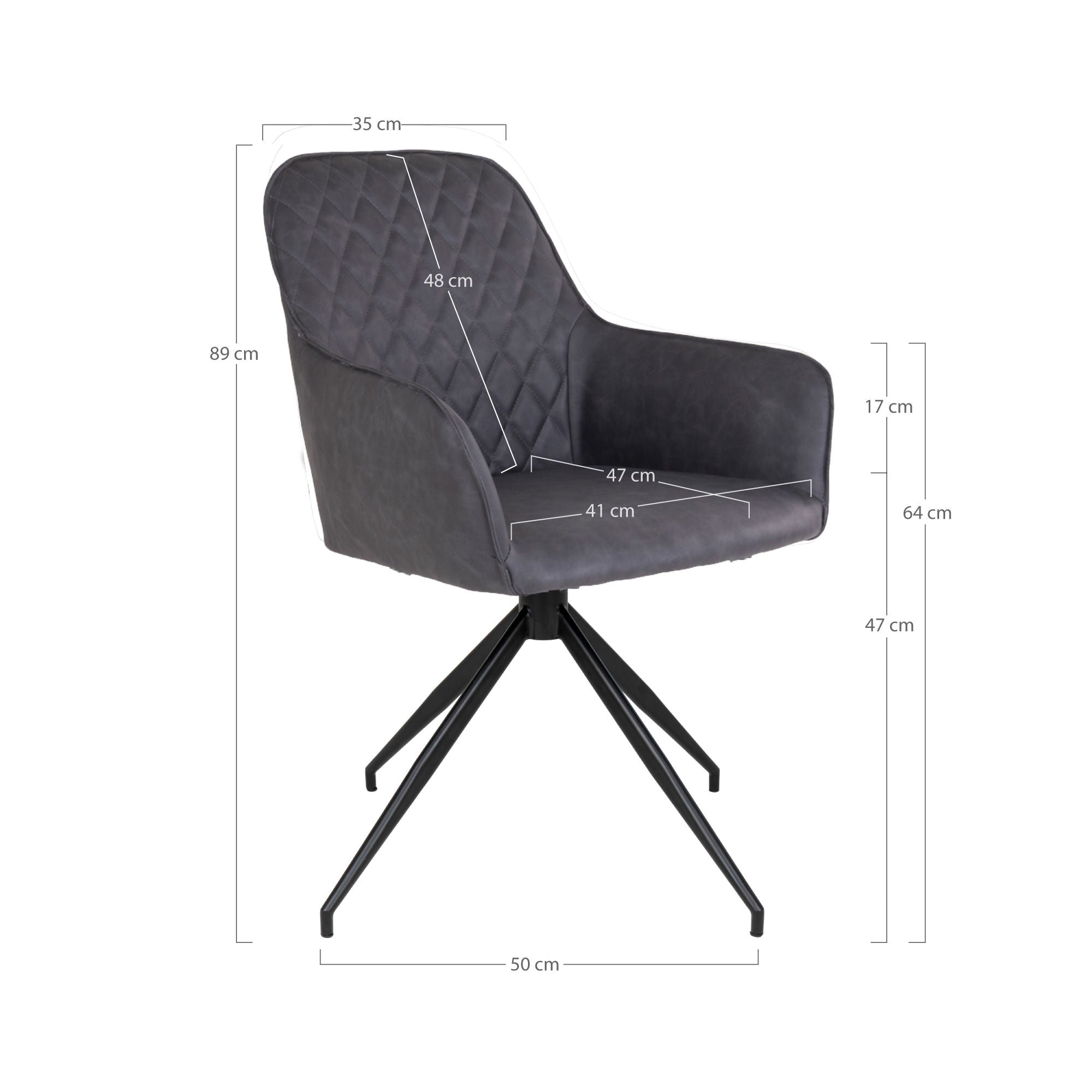 Huis Noordse Harbo Dining Chair met zwenk