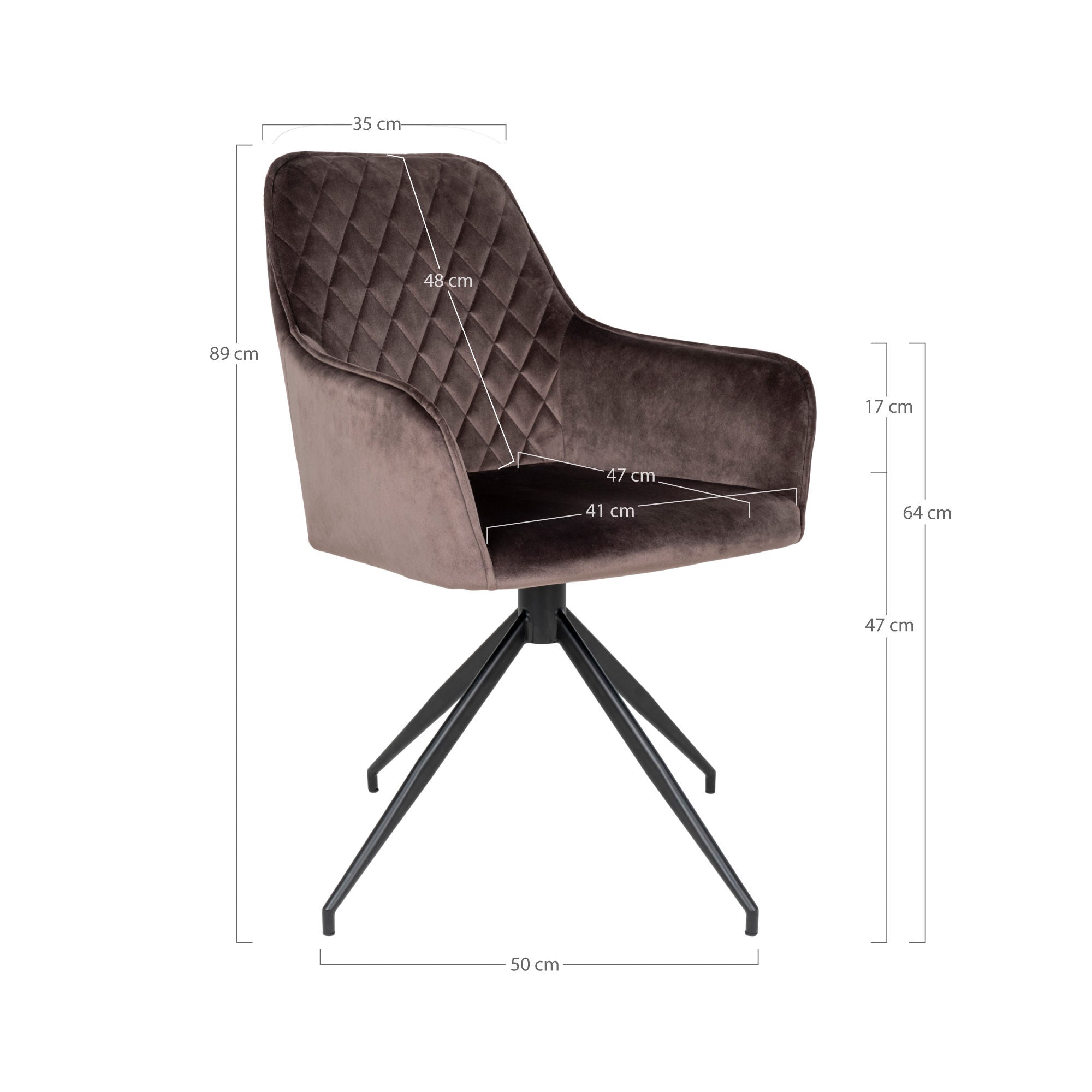 Huis Noordse Harbo Dining Chair met zwenk