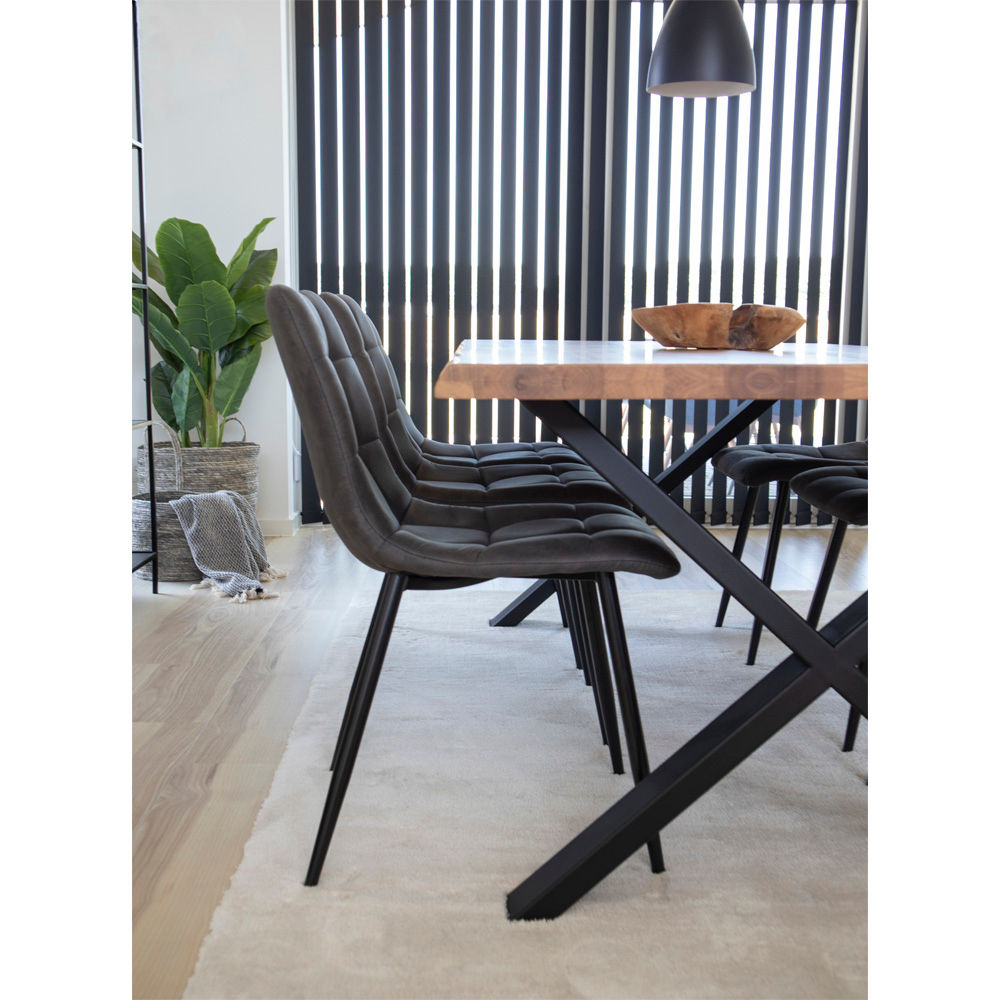 Silla de comedor Nordic Middelfart Nordic Middelfart - Juego de 2