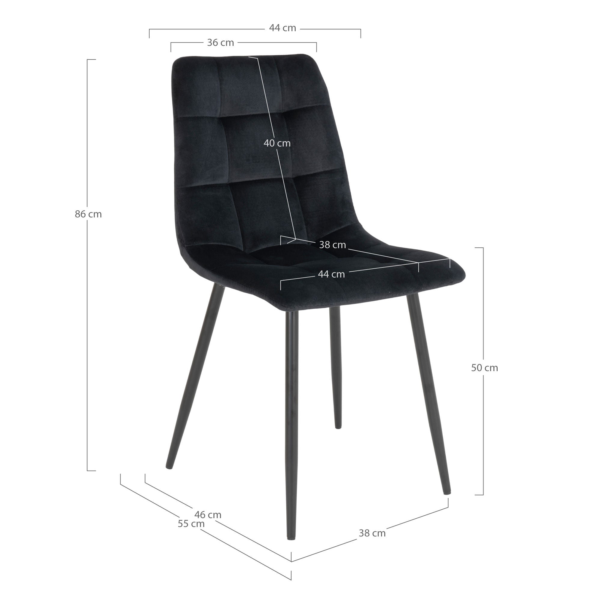 Huis Noordse Middelfart Dining Chair - Set van 2