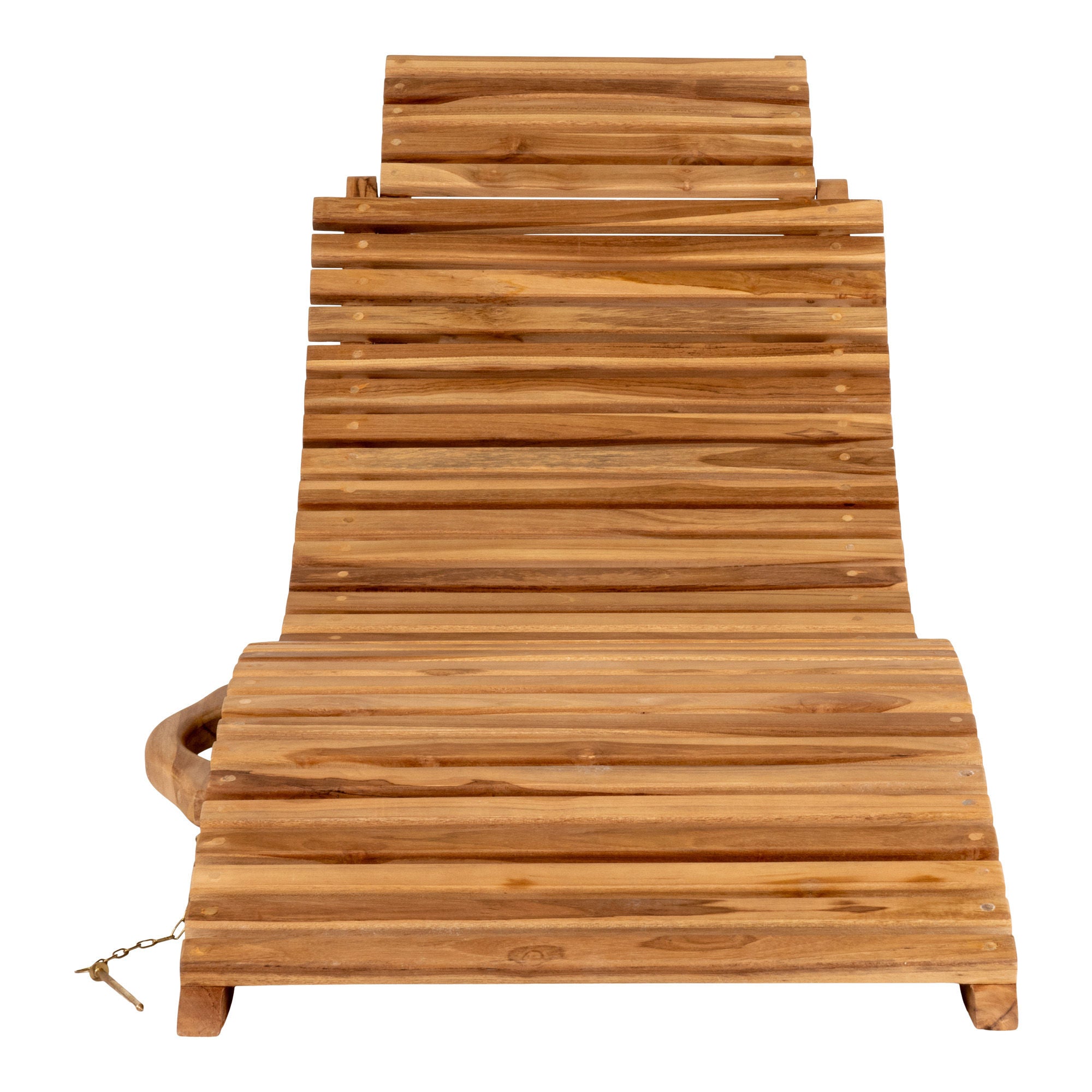 Maison nordique arrieta teck sunlounger