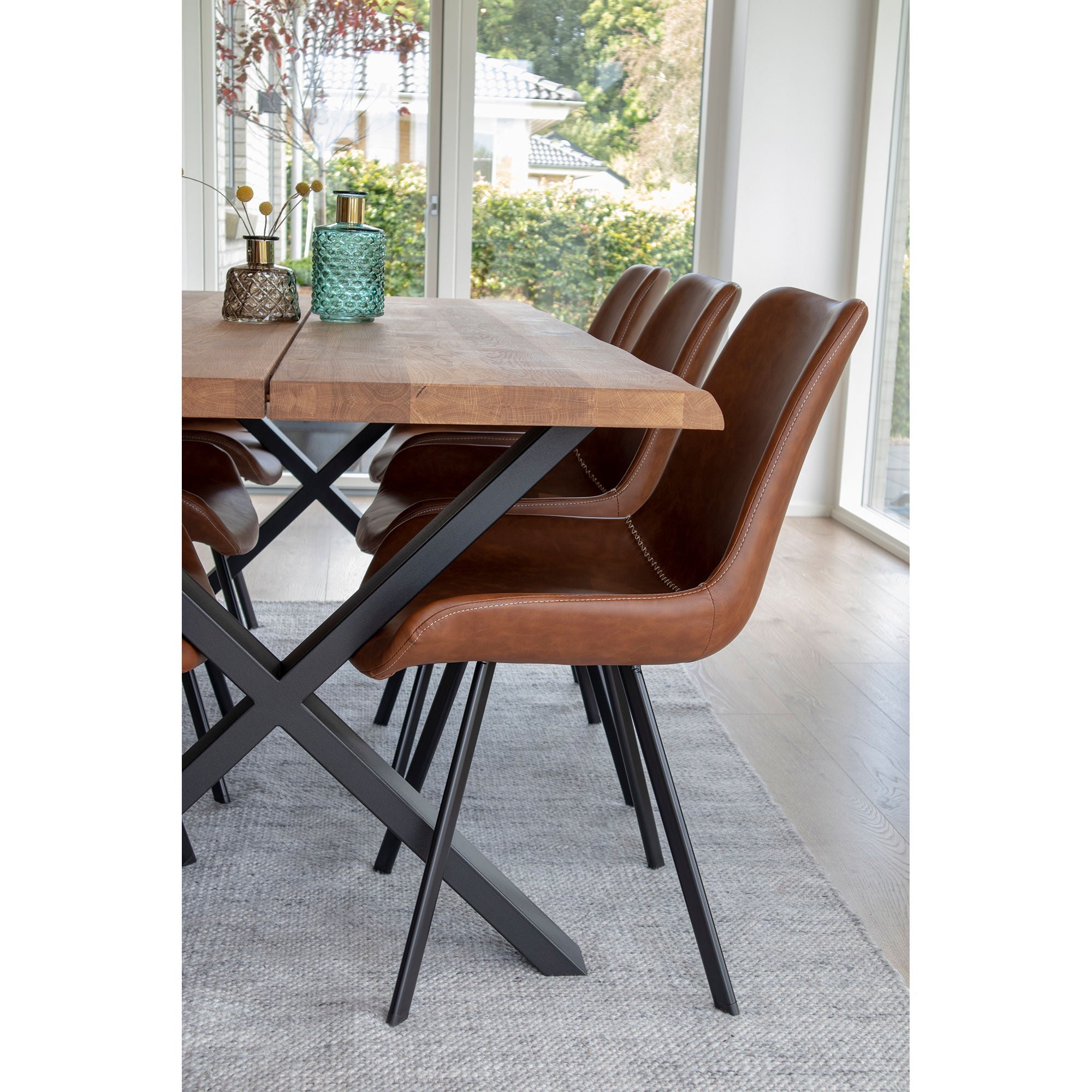 Silla de comedor Nordic Memphis de la casa - Juego de 2